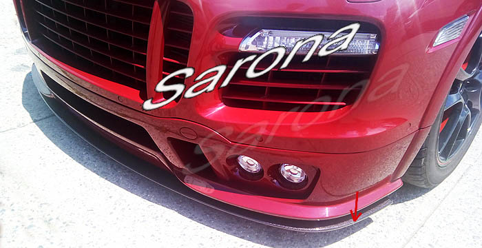 Custom Porsche Cayenne  SUV/SAV/Crossover Front Lip/Splitter (2007 - 2012) - $890.00 (Part #PR-013-FA)